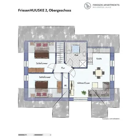 Friesenhuuske 2 بيت للعطل